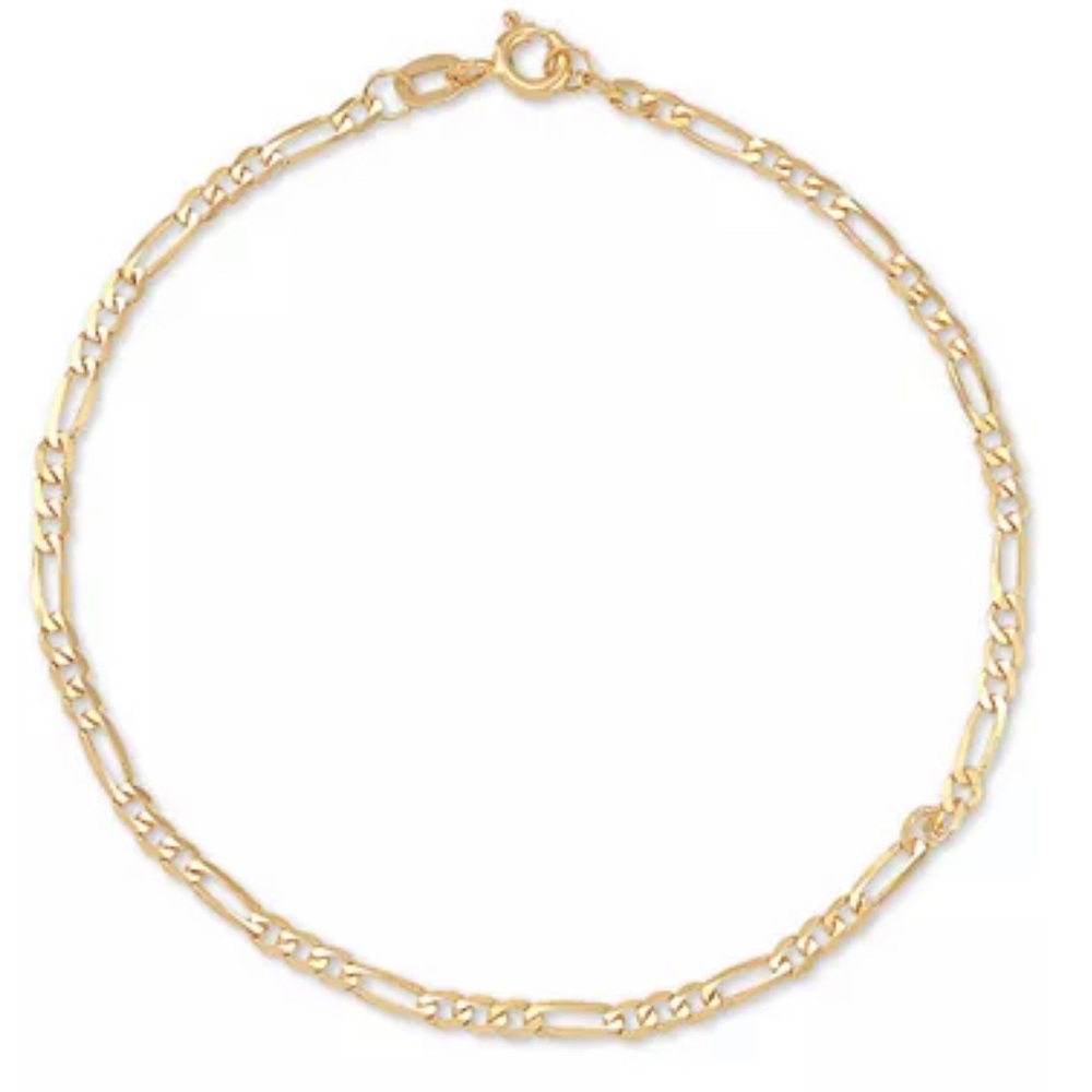 14k Gold Figaro Bracelet